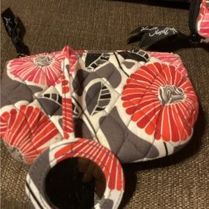 NWT Vintage Vera Bradley “Cherry Blossoms” accessories .